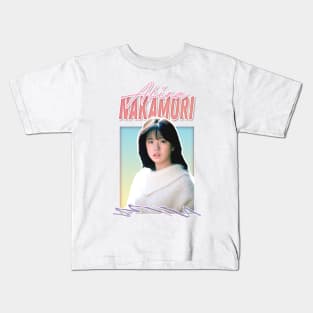 Akina Nakamori 中森明菜 // Retro J-Pop Fan Art Design Kids T-Shirt